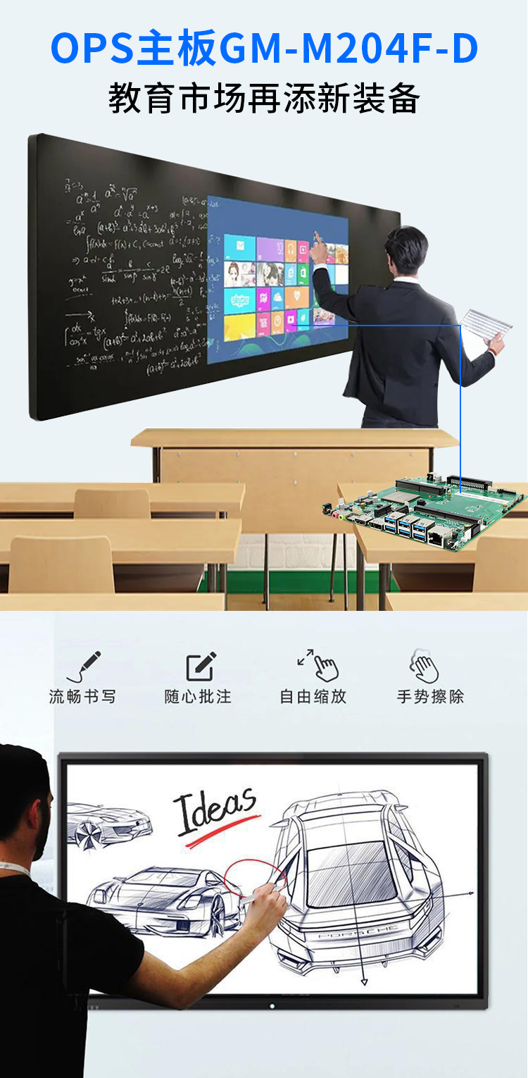 【高能計(jì)算機(jī)新品發(fā)布】飛騰D2000國產(chǎn)OPS主板，讓教育設(shè)備智慧融合！(圖1)