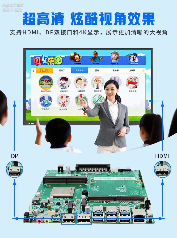 【高能計(jì)算機(jī)新品發(fā)布】飛騰D2000國產(chǎn)OPS主板，讓教育設(shè)備智慧融合！(圖5)