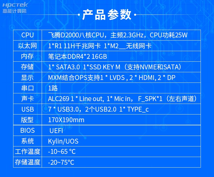 【高能計(jì)算機(jī)新品發(fā)布】飛騰D2000國產(chǎn)OPS主板，讓教育設(shè)備智慧融合！(圖6)